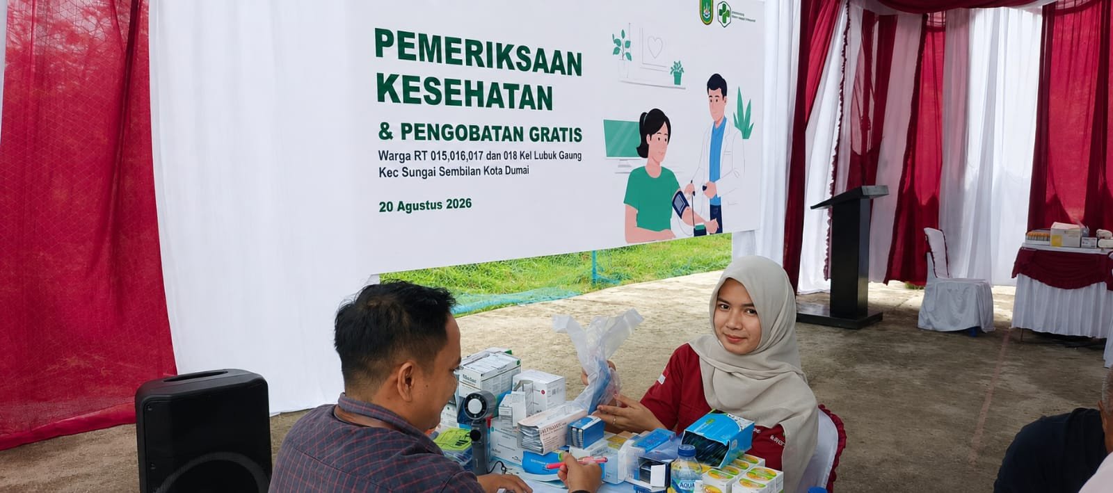 Apical Layani Pemeriksaan Gratis untuk Puluhan Warga Lubuk Gaung