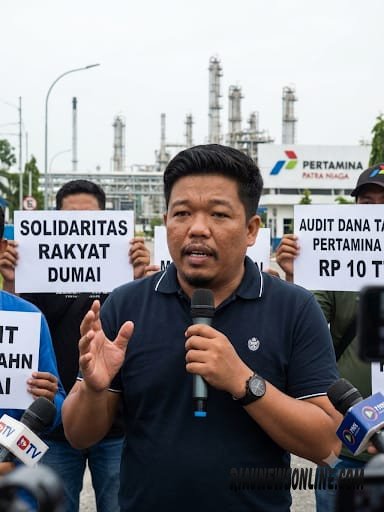 Anggaran Disebut Rp10 Triliun, Solidaritas Rakyat Minta Audit Total Turn Around RU Dumai