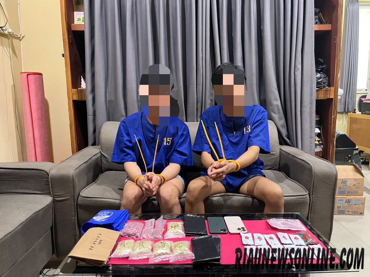 Polres Dumai Bongkar Dugaan Peredaran Ekstasi, Dua Tersangka Ditangkap
