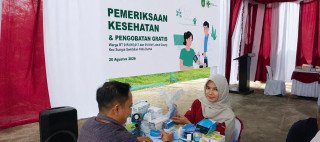 Apical Layani Pemeriksaan Gratis untuk Puluhan Warga Lubuk Gaung