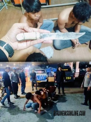 Polsek Pangkalan Kerinci Amankan Enam Remaja