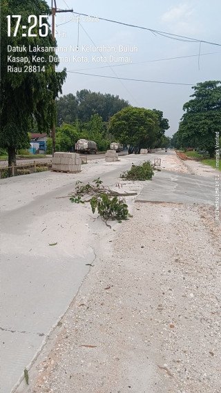Jalan Datuk Laksamana Ujung Digarap dengan APBN, Publik Sulit Mengetahui Siapa Pelaksananya