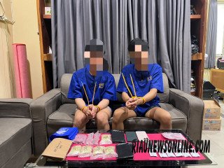 Polres Dumai Bongkar Dugaan Peredaran Ekstasi, Dua Tersangka Ditangkap